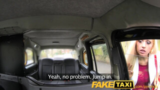 FakeTaxi - Csöcsös világos szőke análba kefélve