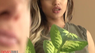 DevilsTGirls - Latina tranny girlfriend fucked