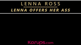 Lenna Ross ánusza bekúrva