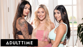ADULT TIME - Méretes csöcsű jógás lányok
