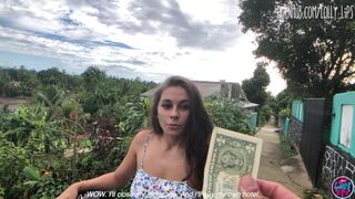 Forró latin csaj egy dollárért kap baszást