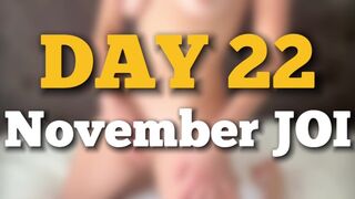 November első napja: kéjes maszturbáció egy dögös milf-fel