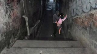 Barna ribanc keményen megdugva a favela domb urával a funk tánc után