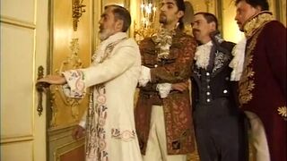 La Maschera di Ferro első epizód retro pornó Chris Charming nagy farkával és kis mellű lány análjával